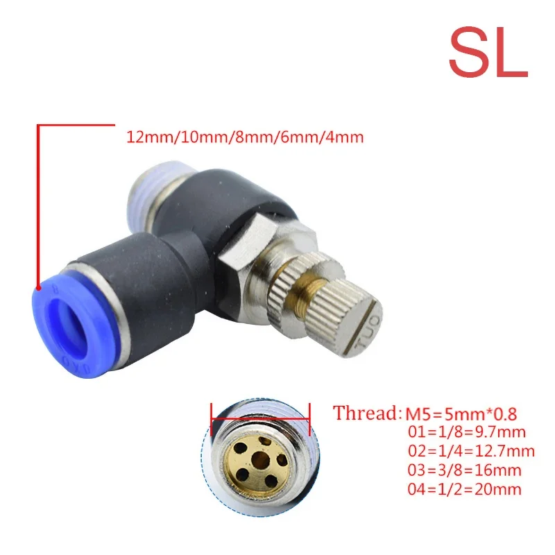 1PCS Pneumatic Quick Connector - огляд і ціна Compression Fitting Brass